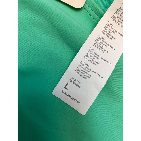 Fabletics Bikini Bottom Womens L (32-34) High Cut Swim Brief Beach Pool - Picture 6 of 7